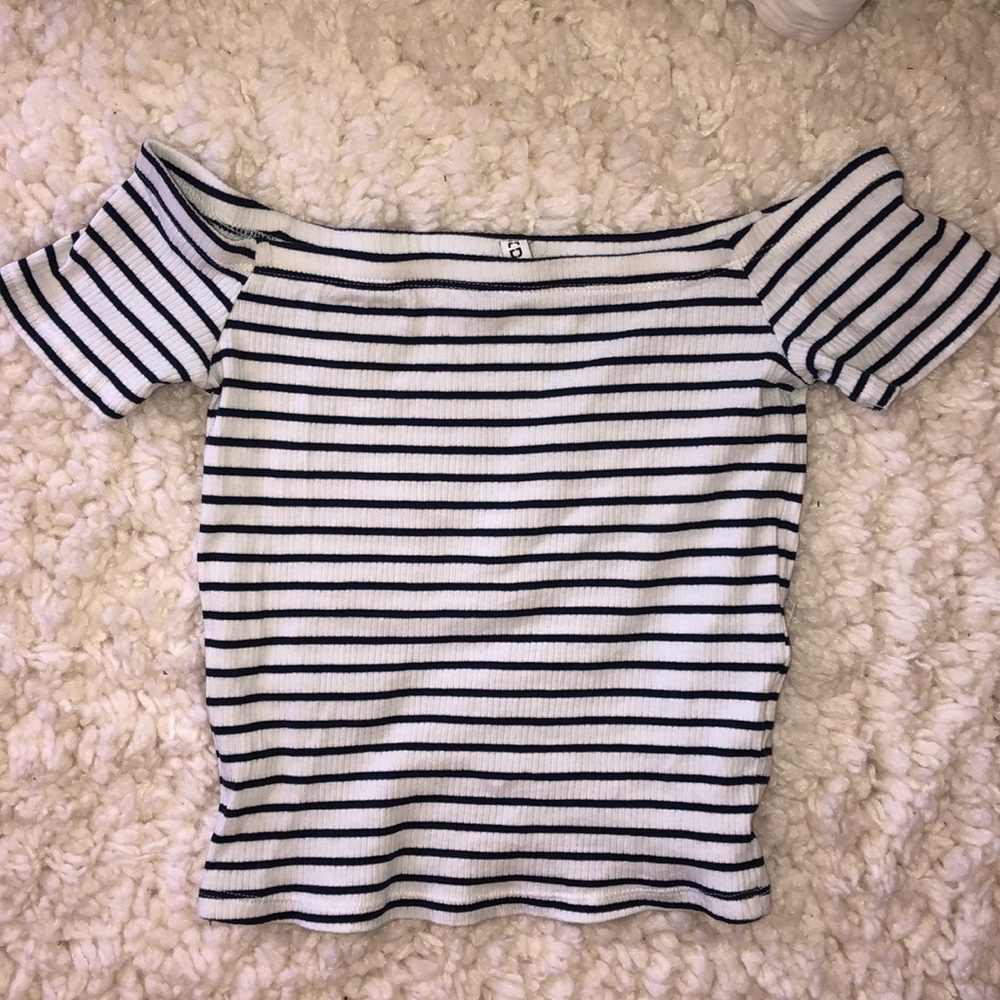 Love Culture stripped cropped top